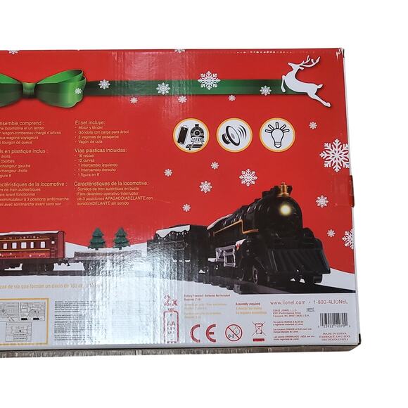 Lionel 37-Piece Christmas Holiday Battery Operated Train Set, Pennsylvania Flyer - Picture 11 of 16